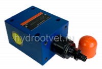 DBDS10G1X/25 - Предохранительный клапан прямого управления Ду10, давление регулировки до 25 бар, тип монтажа - резьбовой, элемент регулировки S = винт