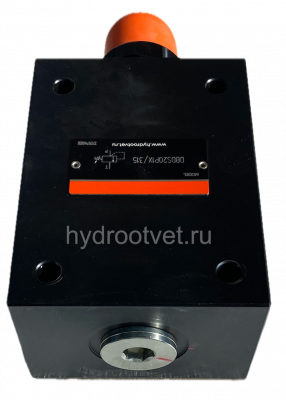 DBDS10P1X/400 - Предохранительный клапан прямого управления Ду10, давление регулировки до 400 бар, тип монтажа - на плиту, элемент регулировки S = винт