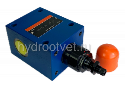 DBDS10G1X/200V - Предохранительный клапан прямого управления Ду10, давление регулировки до 200 бар, тип монтажа - резьбовой, элемент регулировки S = винт