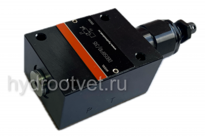 DBDH6P1X/400 - Предохранительный клапан прямого управления Ду6, давление регулировки до 400 бар, тип монтажа - на плиту, элемент регулировки H = рукоятка
